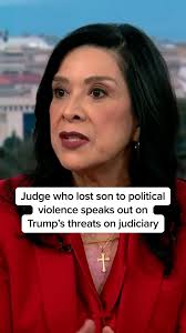 U.S. District Judge Esther Salas shares her reaction to President Trump's  threats