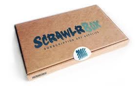 Scrawlrbox The Subscription Art Supplies Box Includes Art Challenge Every Month Found Through Shoo Rayner Art Supply Box Art Supplies Gift Art Subscription