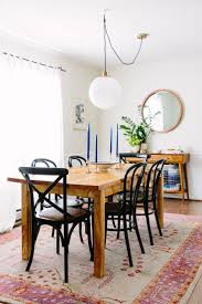 Sam Stanyon S Eclectic Raleigh Home Tour The Everygirl Blackchairs Black Dining Chairs Kitchen Table Chairs Dining Room Chairs