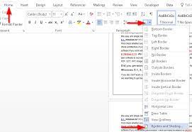 Insert Custom Border Into Word 2019 And 2016 Documents Easytweaks Com