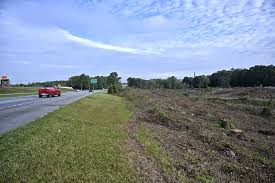 Why trees have been cleared off Queen City Parkway near Lee Gilmer Memorial  Airport
