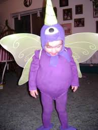 Costume Idea One Eyed One Horned Flying Purple People Eater Someone Online Wore An Eye Patch To Be On Baby Halloween Halloween Kids Clever Halloween Costumes