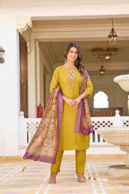 Nisha Vol 1 Fancy Silk Festive Wear Kurtis With Bottom Dupatta at ₹ 1099 |  Party Wear Kurti in Surat | ID: 2855543563448