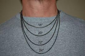 Necklace Size Chart Jovivi