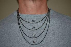 necklace size chart jovivi