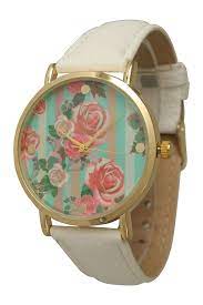 Olivia Pratt Women S Floral Striped Watch By Olivia Pratt On Hautelook Relogio De Pulso Acessorios Relogios