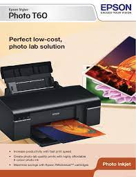 Follow the instructions that appear during installation 5. Epson Stylus Photo T60 Manualzz