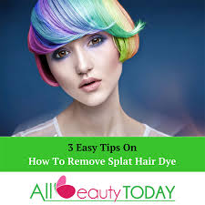 Light hair may remain with a blue tinge and the best way to remove this splat hair color is through the application of. 3 Easy Tips On How To Remove Splat Hair Dye All Beauty Today