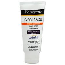 Neutrogena 3 Fl Oz Clear Face Liquid Lotion Sunscreen Spf 55 Bed Bath Beyond Sunscreen Lotion Spf Sunscreen Clear Face