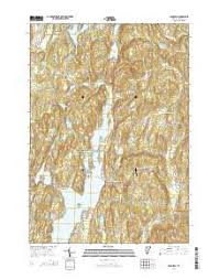 Lake Bomoseen Topo Map In Rutland County Vermont