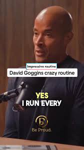 David Goggins Reveals His Daily Routine
