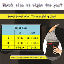 66 Competent Sweet Sweat Belt Size Chart