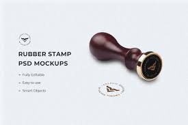 You can combine them, the stamp and the rubber stamp to. 15 Rubber Stamp And Paper Mockup Templates Decolore Net