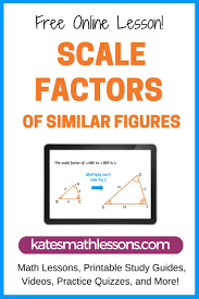 Scale Factors Of Similar Figures Learn Math Online Math Lessons Online Math