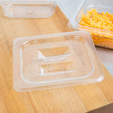 1 6 Size Clear Polycarbonate Food Pan Lid With Handle Pan Lidded Polycarbonate