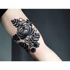 Maksimnovodvorskiy Blackwork Flower Tattoo Tattoos Beauty Tattoos