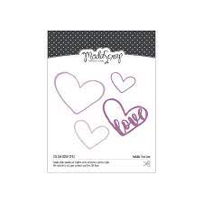 If you're thinking of giving homemade valentine gifts this year. Modascrap Die True Love Modascrap