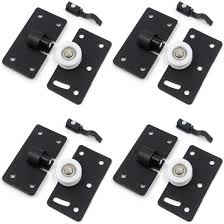 Install a sliding roller track! China Furniture Fitting Frame Wooden Wardrobe Plastic Sliding Door Roller China Wardrobe Roller Cabinet Roller
