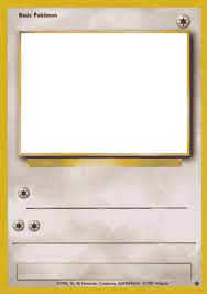 Blank Pokemon Card Template Best Photos Of Pokemon Trading Card Template Blank Pokemon Pokemon Card Template Trading Card Template Pokemon