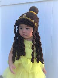 Peinado de la princesa bella / belle princess hairstyle. Belle Beauty And The Beast Hair Wig Disney Princess Belle Etsy