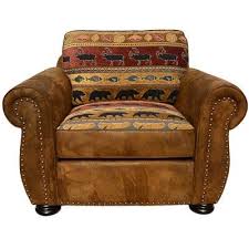 Millwood Pines Lecuyer Armchair Wayfair In 2020 Brown Accent Chair Lodge Chair Lodge Style