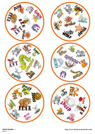 Une Version Du Celebre Jeu De Dobble Sur Le Theme Des Animaux En Anglais Animaux Anglais Jeux De Dobble Dobble