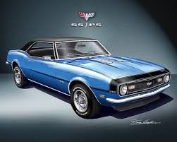 Image result for Teal Blue 1968 Camaro