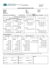 Backflow devices, by definition, cover any form of backflow prevention. Backflow Test Report Template Fill Online Printable Fillable Blank Pdffiller