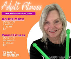 Register for March sessions of On the Move and Pound Fitness
