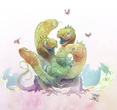 Cute Hydra From Imgur Hydra Monster Cute Dragons Dungeons And Dragons Homebrew