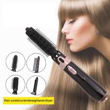 Hot air brush set, inglam 3 in 1 blowout brush with interchangeable brush head, volumizer negative ion hair curler straightener brush for all hair types. 4 In 1 Hair Curler Brush Dryer Comb Blow Dryer With Comb Hair Roller Brush 190835258063 Ebay