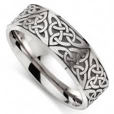 Wedding Rings Celtic White Gold Wedding Ring 9ct White Gold Celtic Mens Wedding Ring Celtic Celtic Wedding Rings Mens Wedding Rings White Gold Wedding Rings