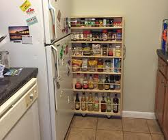 Cabinet pantries can house toasters, coffee makers and mixers too, but it's usually at the expense of valuable storage space. Hidden Fridge Gap Slide Out Pantry 4 Steps With Pictures Instructables