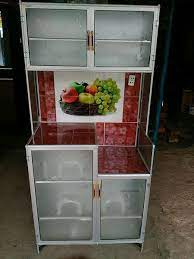 Rak dapur gantung aluminium dan set kaca. Jual Lemari Rak Piring Aluminium Model Magic Com 2 Pintu Bandung Only Di Lapak Cahaya Baru Bukalapak