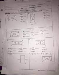 If a quadrilateral is a trapezoid then it is an isosceles trapezoid. Solved Unit 7 Polygons Quadrilaterals Name Id Homework 4 1 Answer Transtutors
