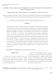 Refreshing and a little sweet strawberry basil margaritas made with all real ingredients! Pdf Microbial Activity Arbuscular Mycorrhizal Fungi And Inoculation Of Woody Plants In Lead Contaminated Soil