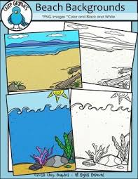Background Ocean Floor Clipart Black And White Free Beach And Ocean Background Scenes Clip Art Chirp Graphics Ocean Backgrounds Clip Art Summer Backgrounds