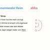 Ich bin gimnasium und bei uns gibt es noch andere reimschemen z.b stabreim, wo kann ich das sehen, wäre nett wenn ihr es mir zeigt?. 1