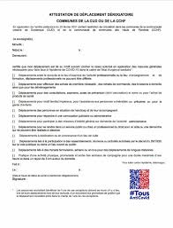 Une amende de 135 euros. Attestation Dunkerque Telechargez Le Document Les Voitures