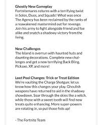 There has also been a reveal regarding the storyline that the new season also read: Fortnite 14 40 Patch Notes Update Changes And News