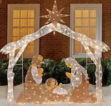 Check Out Lighted Nativity Scene 72 H From Fresh Finds Nativity Scene Diy Outdoor Nativity Scene Outdoor Nativity