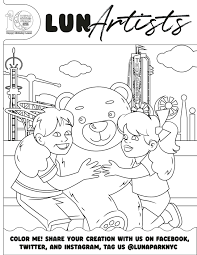 Luna Park Coloring Page In 2020 Coloring Pages Nyc Park Amusement Park