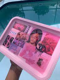 Pink Aesthetic Rolling Tray Etsy Diy Resin Projects Diy Resin Crafts Diy Resin Tray