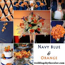 Today's colour palette,i paired navy blue + mustard + yellow and orange together. 57 New Ideas Flowers Orange Wedding Navy Blue