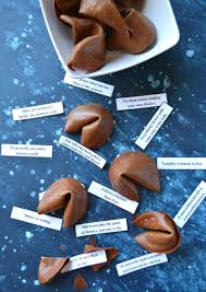 Chocolate Fortune cookies
