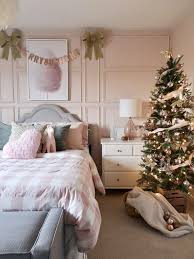 Pretty Pink Girls Christmas Room Project Nursery Pink Christmas Bedroom Christmas Room Decor Christmas Room