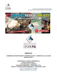 PDF) Memorias I Simposio de Investigacion y Desarrollo