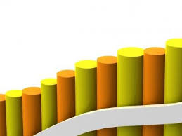 Upturn In The Stock Market Ppt Backgrounds Powerpoint Background Design Stock Market Slide Design