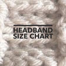 Headband Size Chart