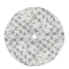 ✅ browse our daily deals for even more savings! 20 White And Silver Sequin Snowflake Mini Christmas Tree Skirt Walmart Com Walmart Com